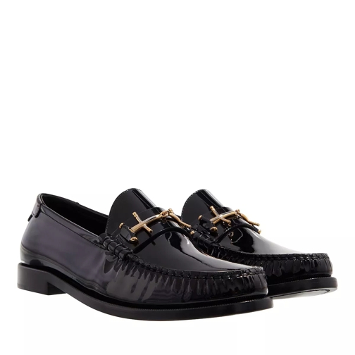 Saint Laurent Le Loafer Penny Slippers In Patent Leather Black Loafer