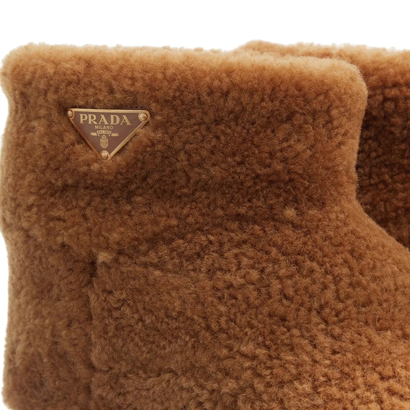 Prada Winterboots Boots with Shearling Caramel(Image 5)