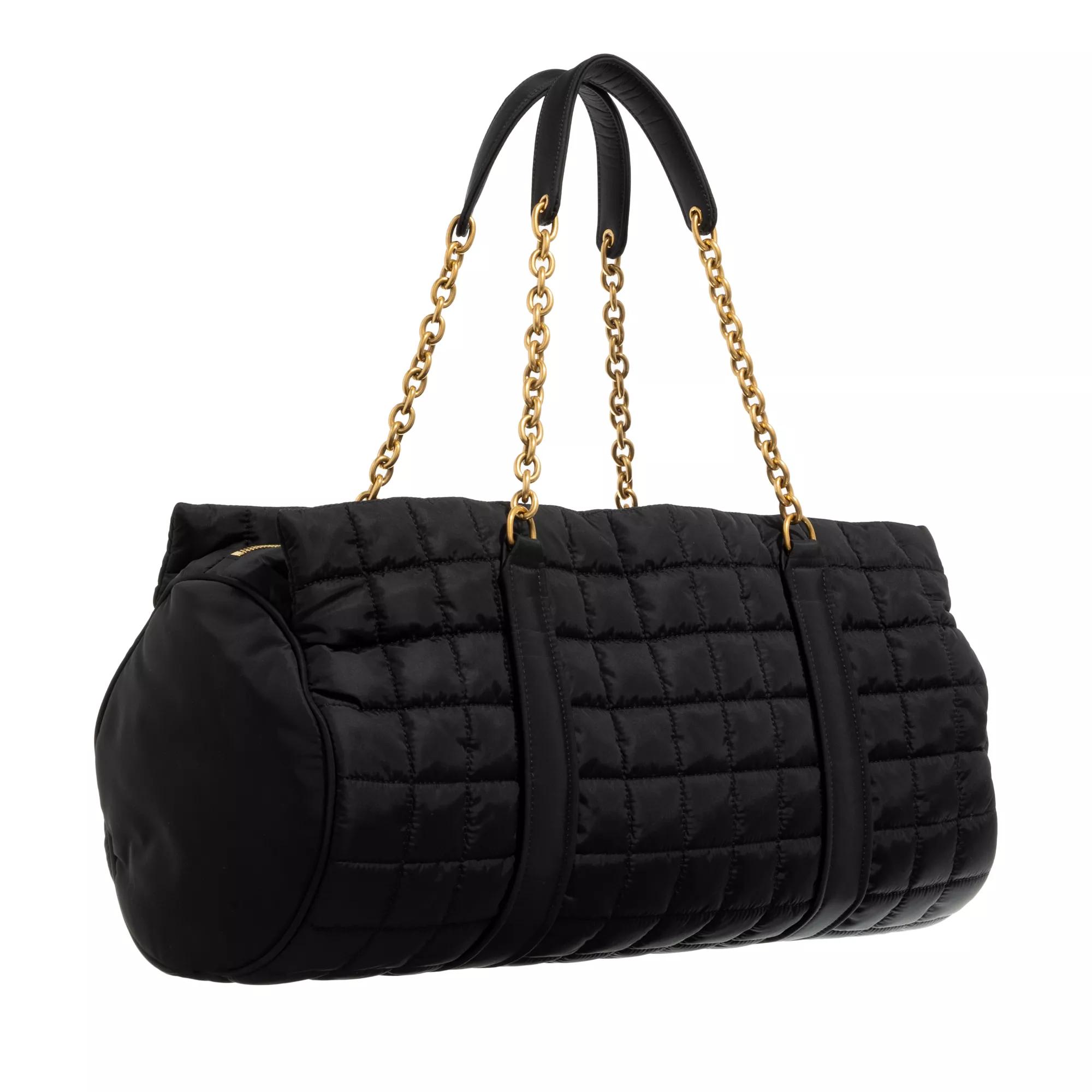 Saint Laurent Crossbody bags Gloria Quilted Bowling Bag in zwart