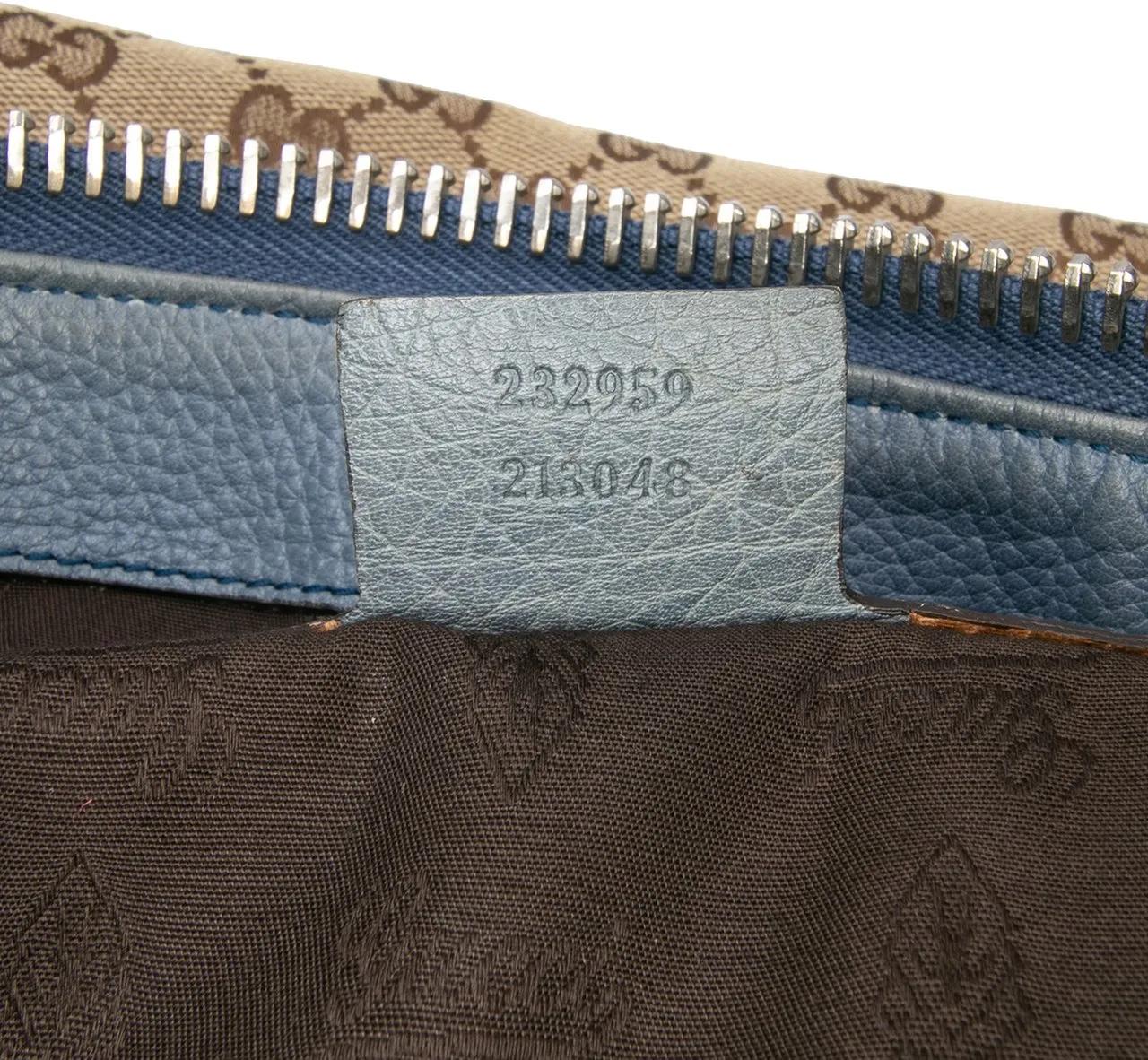 Thumbnail - Gucci Shopper - Medium GG Canvas Bamboo Bar Tote - Gr. unisize - in Braun - für Damen