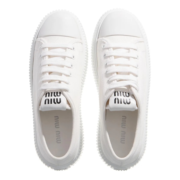 Miu Miu Woman Sneakers Bianco Low Top Sneaker