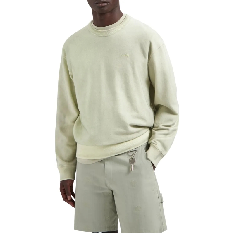 ØLÅF  olaf Pigment Spray Crewneck Sweaters Lichtgroen M2 grün(Image 4)