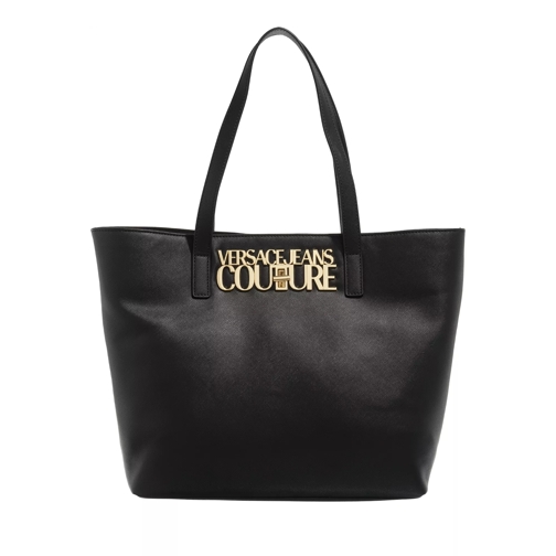 Versace Jeans Couture Logo Lock Black Rymlig shoppingväska