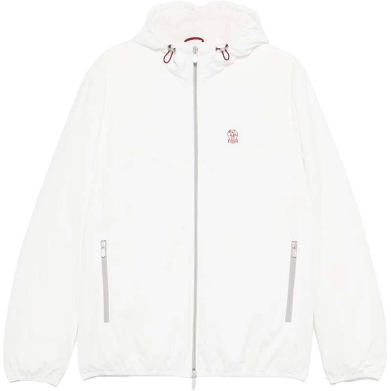 Brunello Cucinelli Daunenjacke Coats White weiß