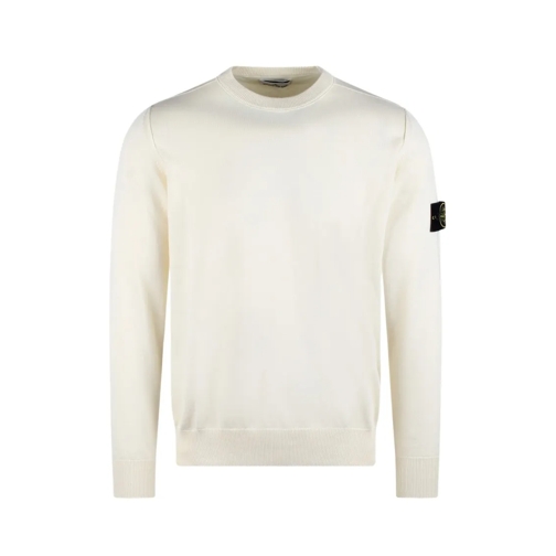 Stone Island Pullover Roundneck Sweater White