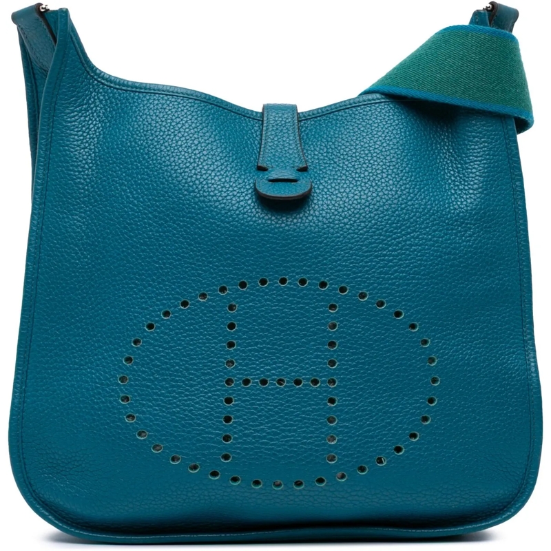 Hermès Sac à bandoulière Clemence Evelyne III 33 blau