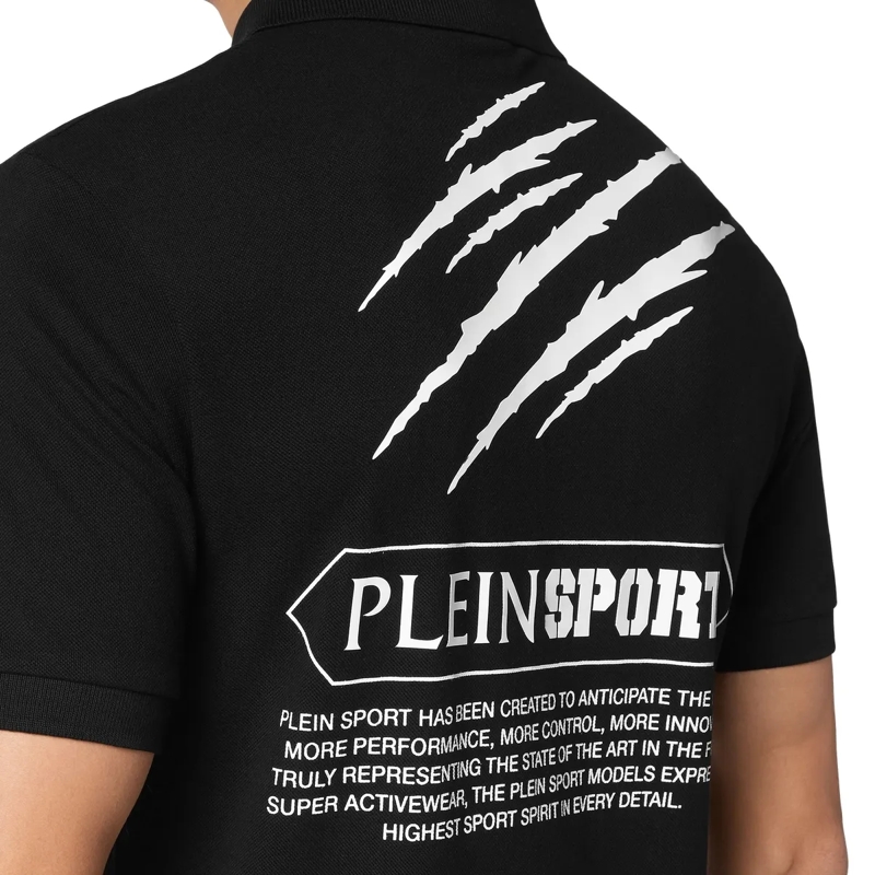 Plein Sport Top Poloshirt Scratch schwarz(Image 5)