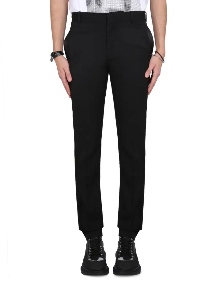 Thumbnail - Alexander McQueen - Wool Suit Pants - Größe 50 - schwarz