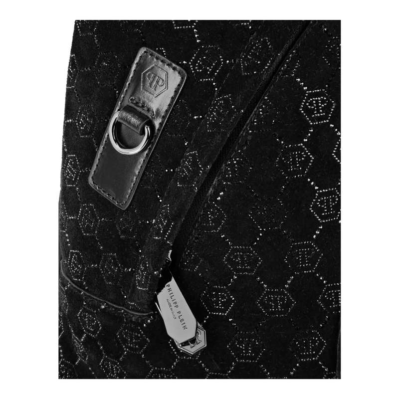 Philipp Plein Rucksack Rucksack Monogram Mit Schmucksteinen schwarz(Image 5)