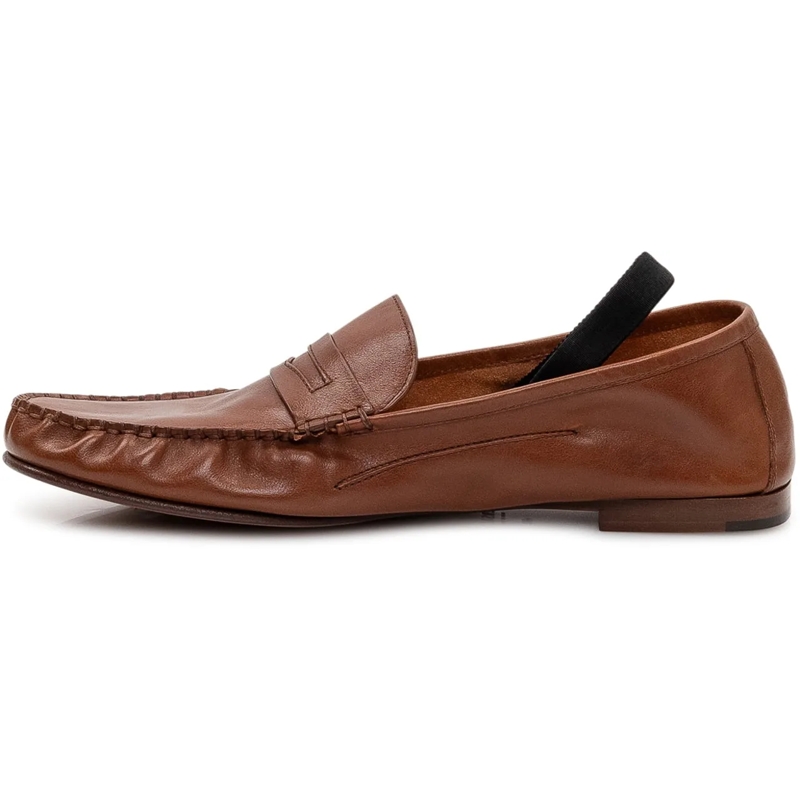 Versace Loafer Mocassini in Pelle con Dettaglio braun(Image 4)