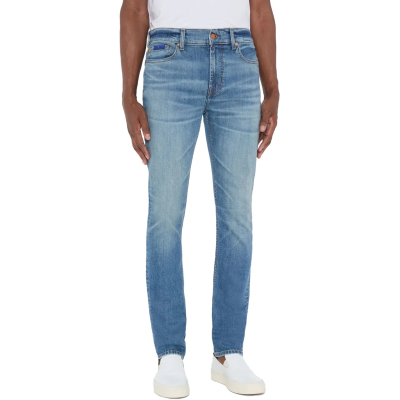 Seven for all Mankind Skinny-Leg-Jeans Paxtyn Special Edition Cello Mid Bl blau