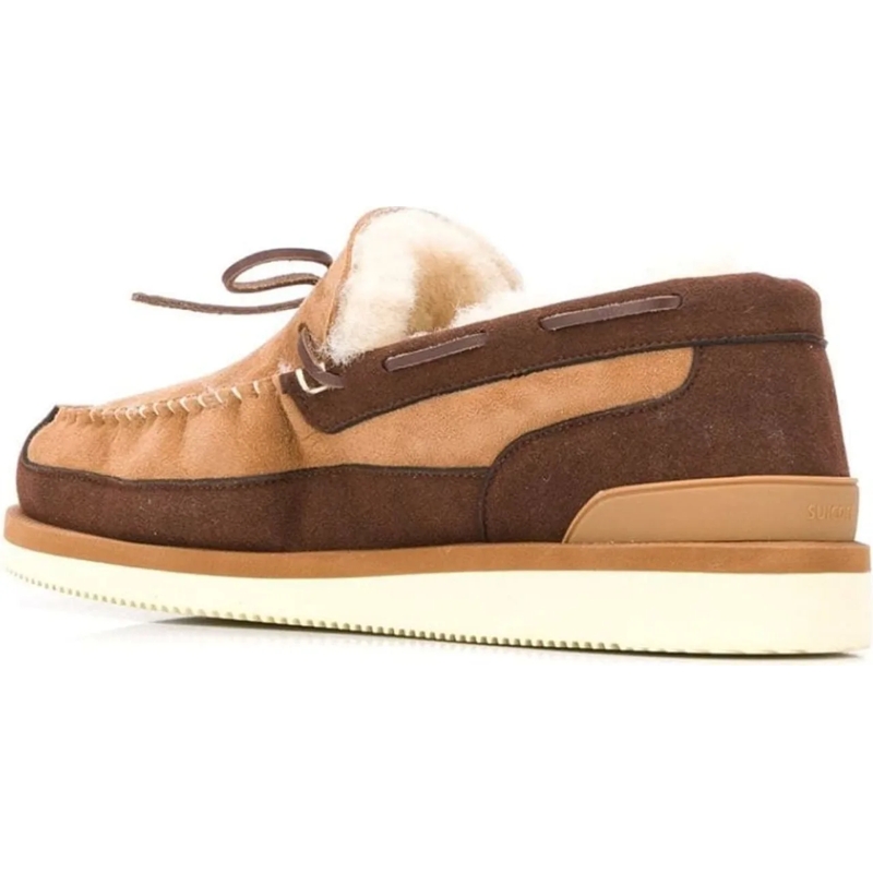 Suicoke Low-Top-Sneaker Shearling-lined Loafers braun (Image 3)