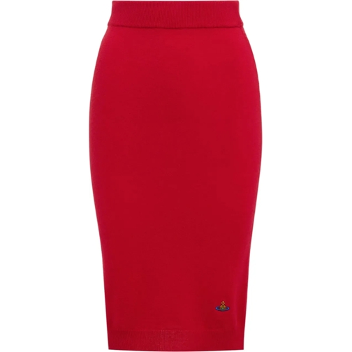 Vivienne Westwood Jupes midi Bea Skirt Red rot