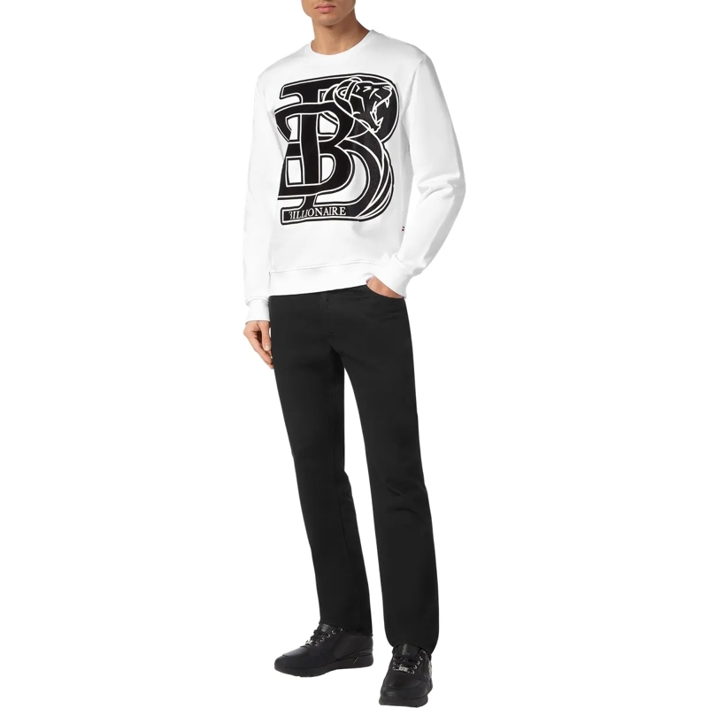 BILLIONAIRE Top Sweatshirt weiss(Image 3)