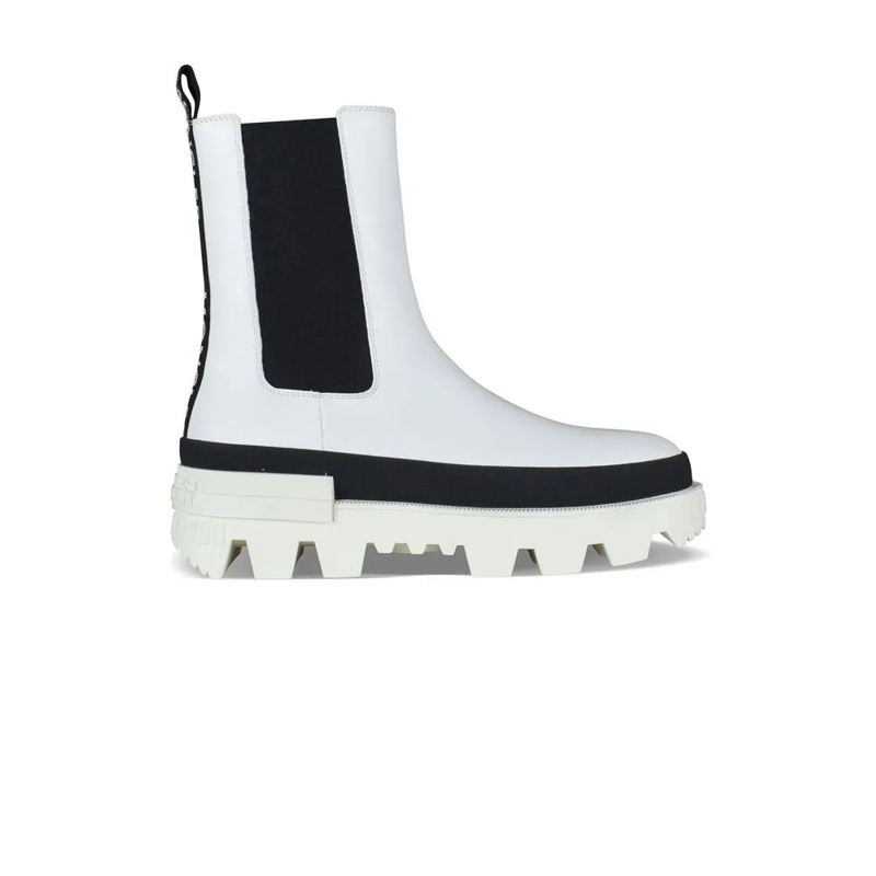 Moncler Stiefel Coralyne Ankle Boots White