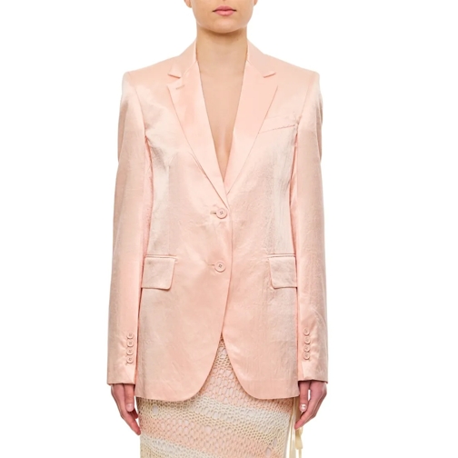 Sportmax Blazer Volante Single-Breasted Jacket Pink