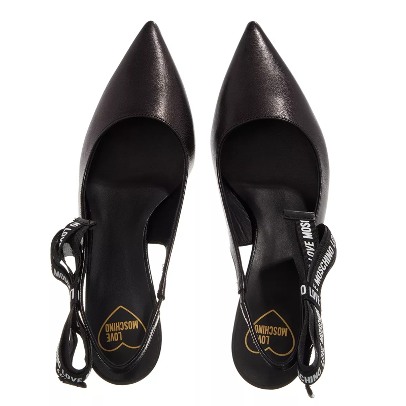 Love Moschino Pumps Love Bow Nero(Image 4)