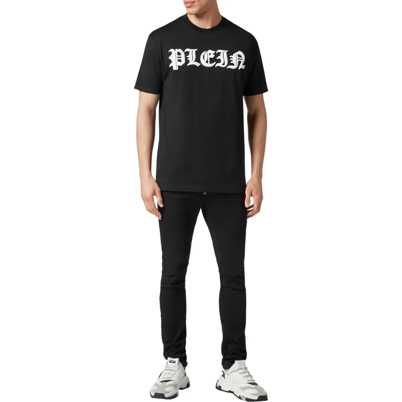 Philipp Plein T-Shirt T-Shirt Gothic Plein schwarz(Image 4)