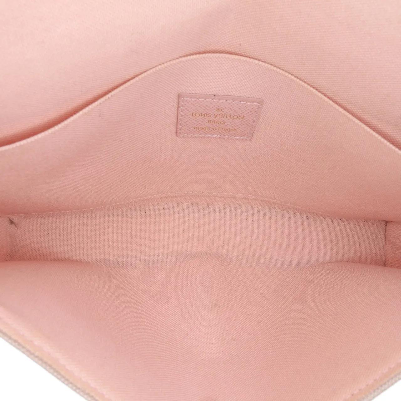 Thumbnail - Louis Vuitton Hobo Bags - Damier Azur Pochette Felicie - Gr. unisize - in Weiß - für Damen