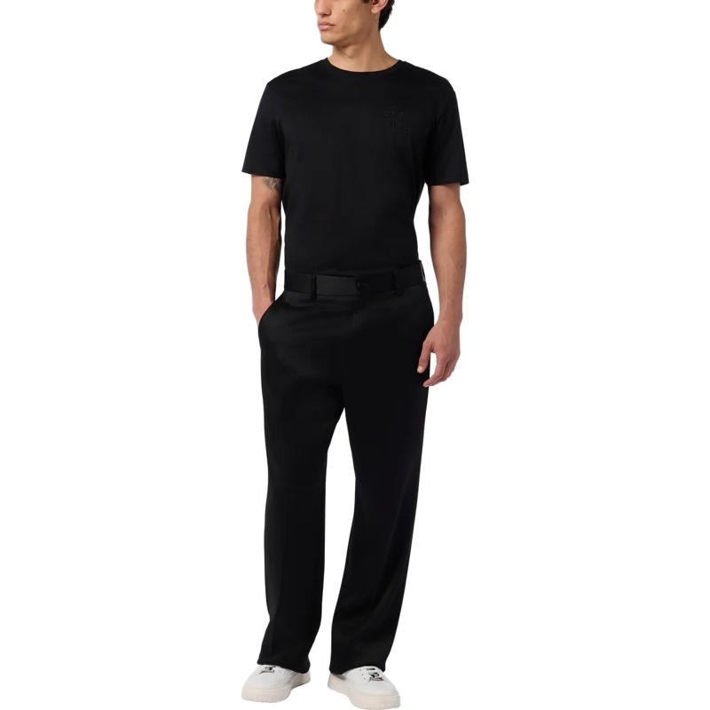 BILLIONAIRE  Satin Loose Fit Trousers schwarz(Image 4)