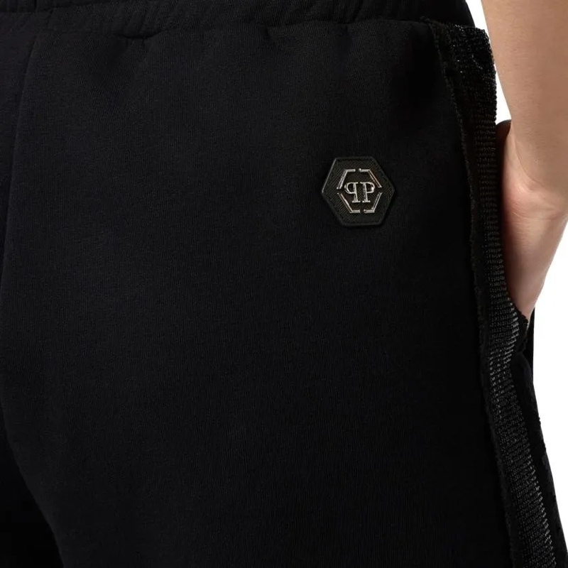 Philipp Plein Shorts Shorts Strass Band schwarz(Image 4)