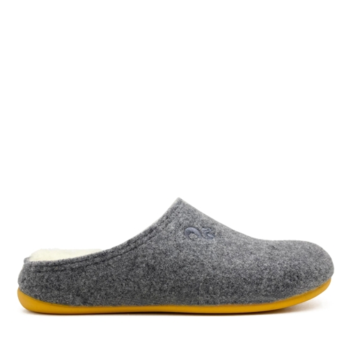 thies Claquette thies 1856 ® Recycled Wool Slippers grey yellow (W grau