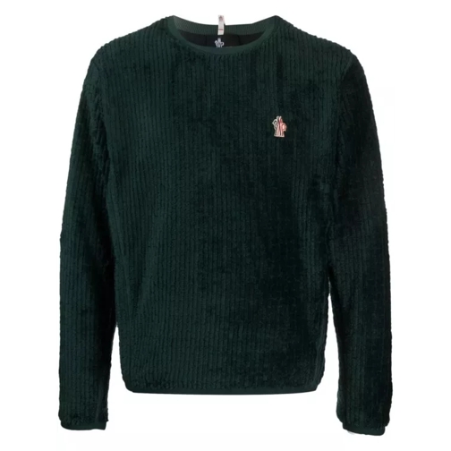 Moncler Fleece Texture Sweater Black 