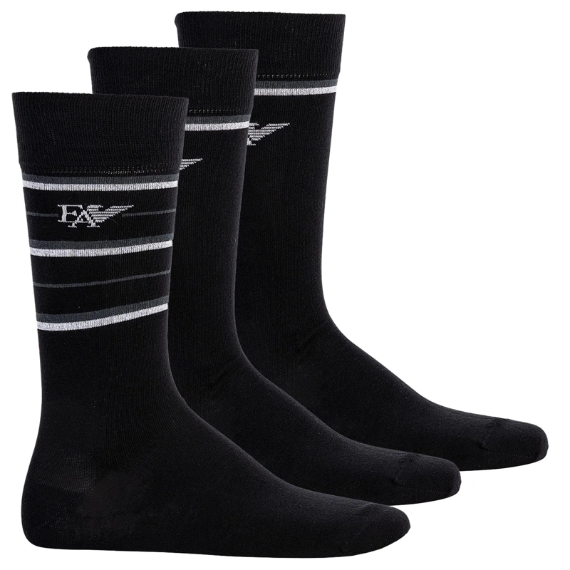 Emporio Armani  Gifting Short Socks 3 Pack 3er Pack schwarz