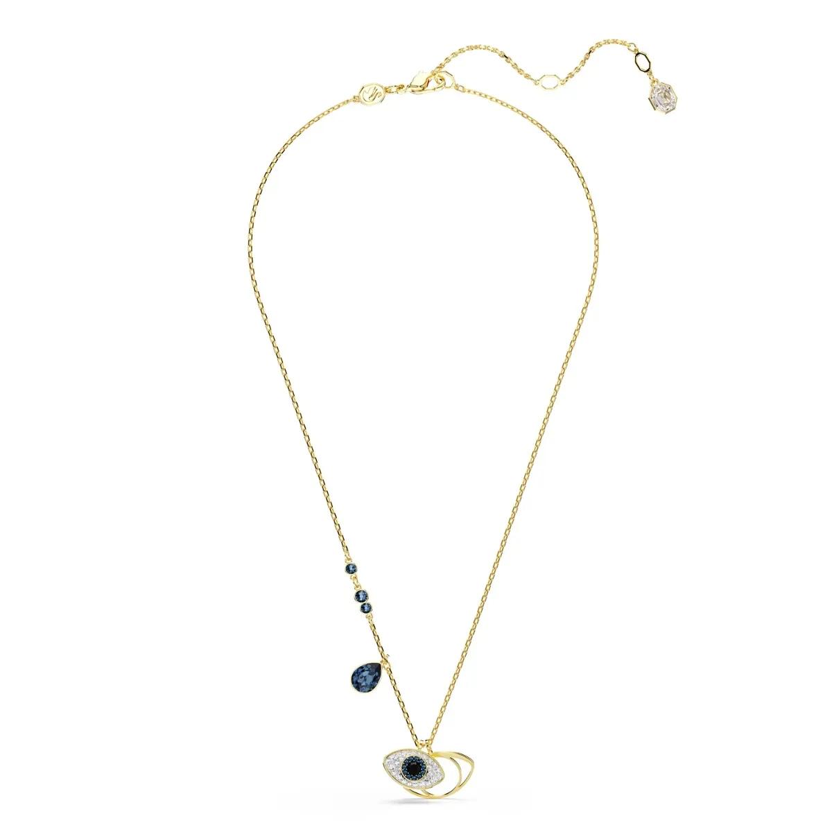 Swarovski Halskette - Swarovski Symbolica Gold Coloured Eye Necklace 569 - Gr. unisize - in Gold - für Damen