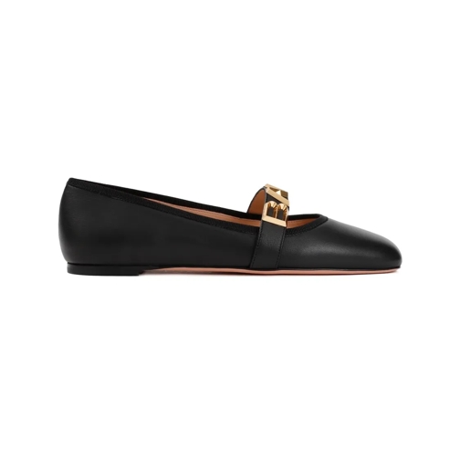 Bally Ballerine Balby Black Nappa Lamb Leather Ballerinas Black