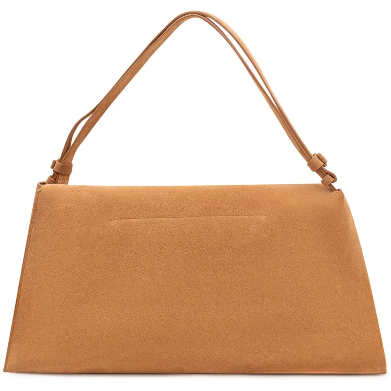 Studio Nicholson Sac à bandoulière Borsa The Folded a Spalla con Patta beige(Image 3)