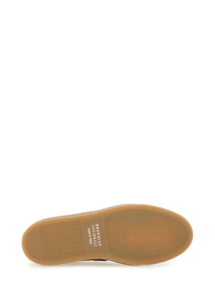 Thumbnail - Brunello Cucinelli Low-Top Sneaker - Leather Sneaker - Gr. 40 (EU) - in Braun - für Damen