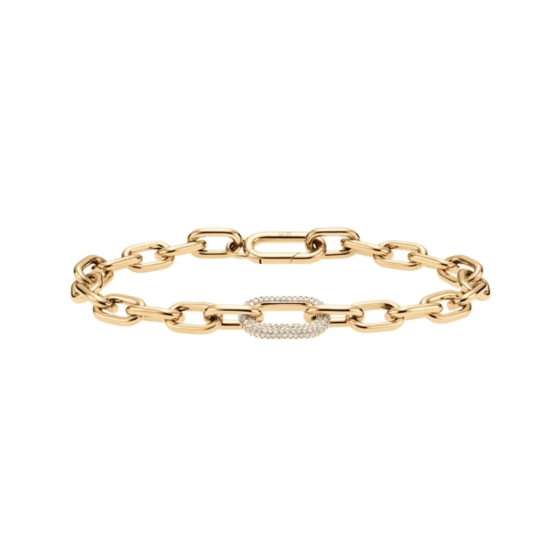 Daniel Wellington Bracelet Crystal Link Armband Gold