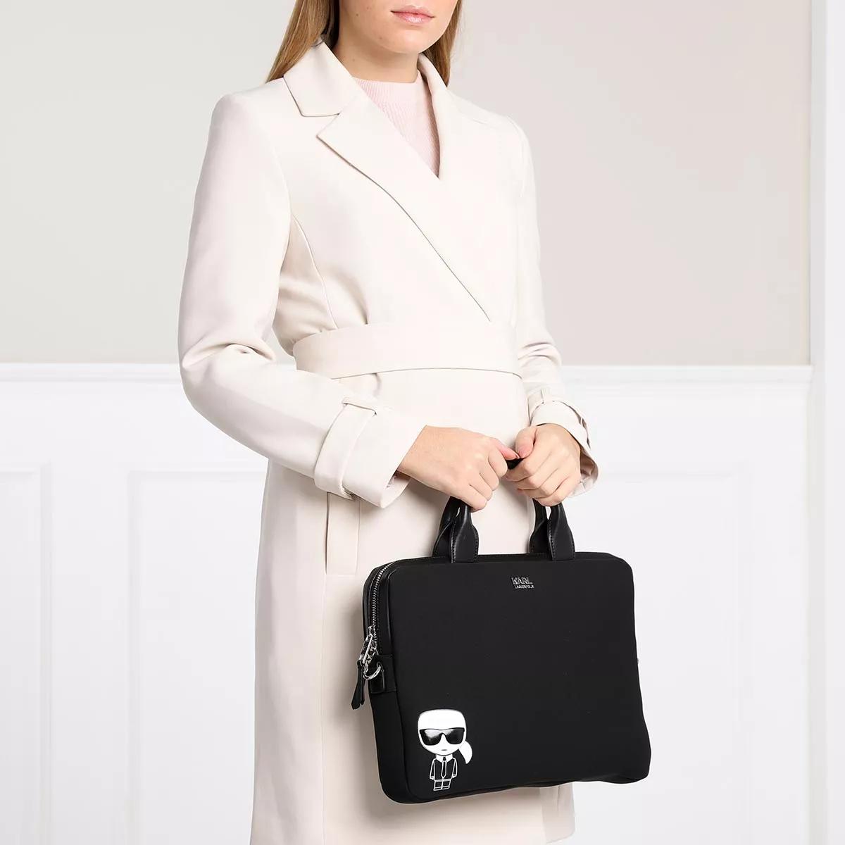 Karl Lagerfeld K-ikonik Laptop Sleeve In Black