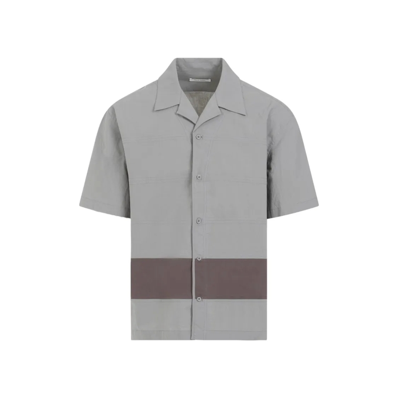 Craig Green Chemise Grey Cotton Barrel Shirt Grey