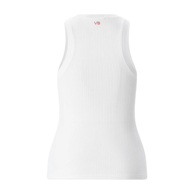 Victoria Beckham Top Geripptes Top weiß(Image 7)