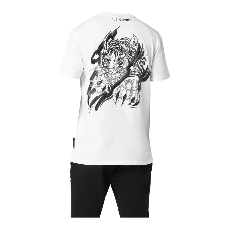 Plein Sport T-Shirt T-Shirt Tiger weiss(Image 2)
