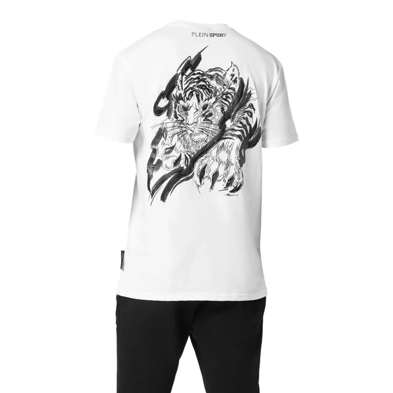 Plein Sport T-Shirt T-Shirt Tiger weiss(Image 2)