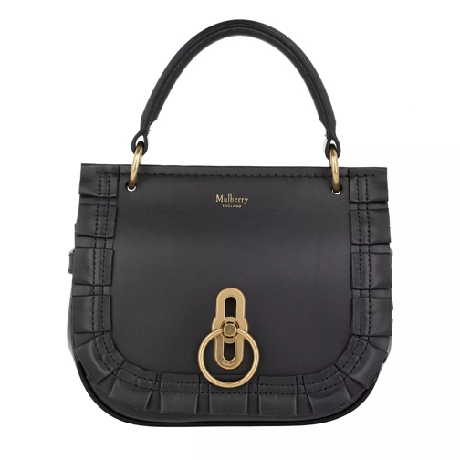 Mulberry Amberley Satchel Small Leather Charcoal Grey Sac à bandoulière