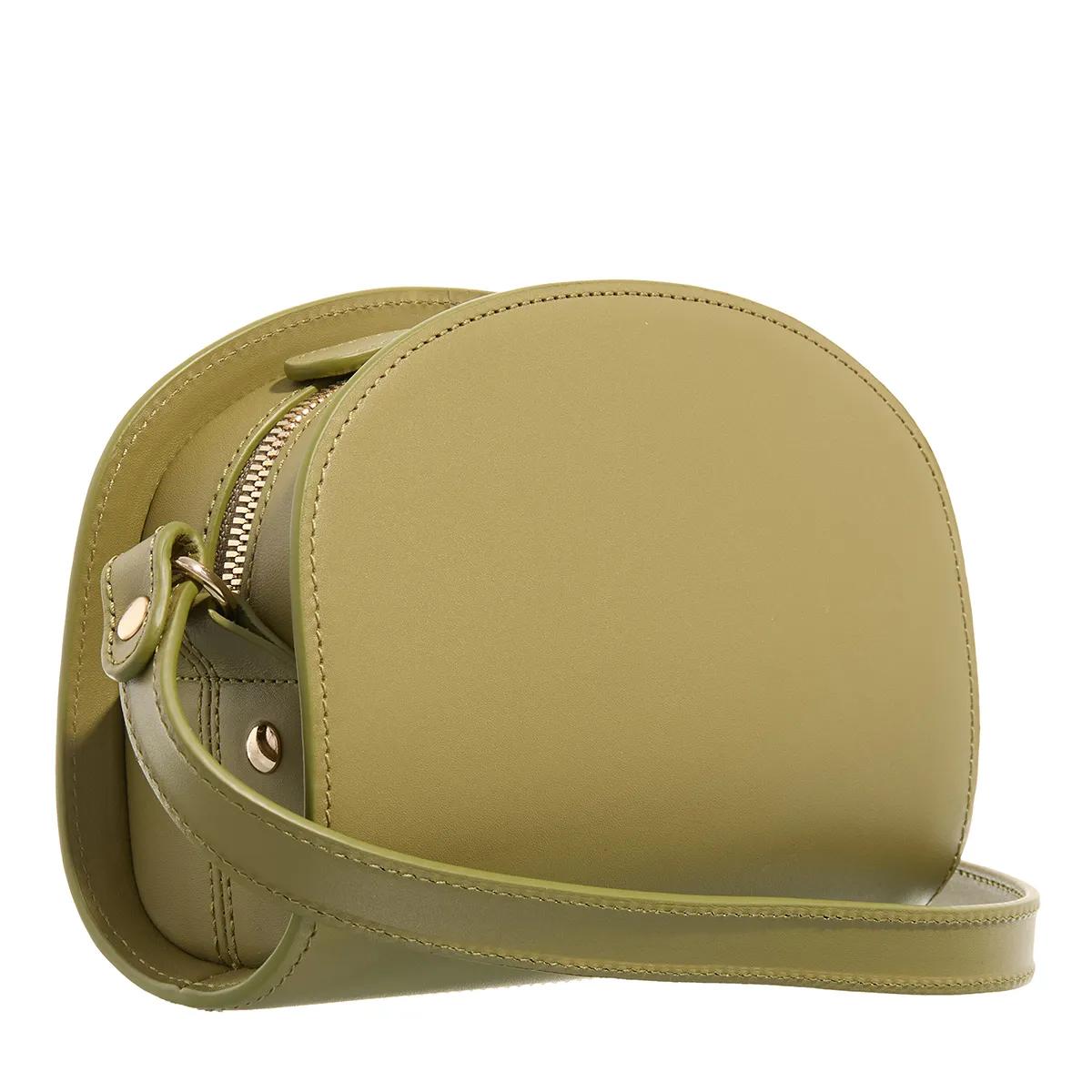 A.P.C. Crossbody bags Sac Demi-Lune Mini in groen