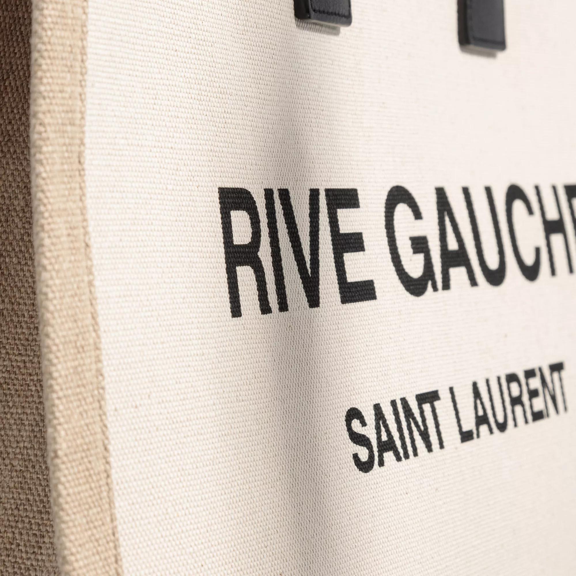 Saint Laurent Totes Rive Gauche Large Shopper in beige