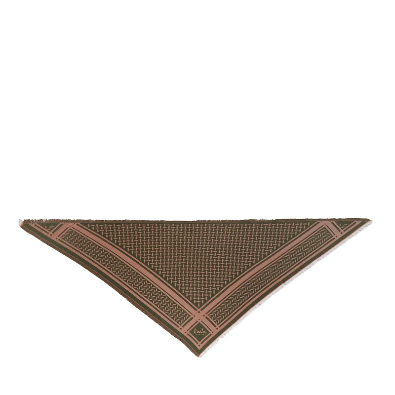 Lala Berlin Wollschal Triangle Anaya Forest/Pumpkin