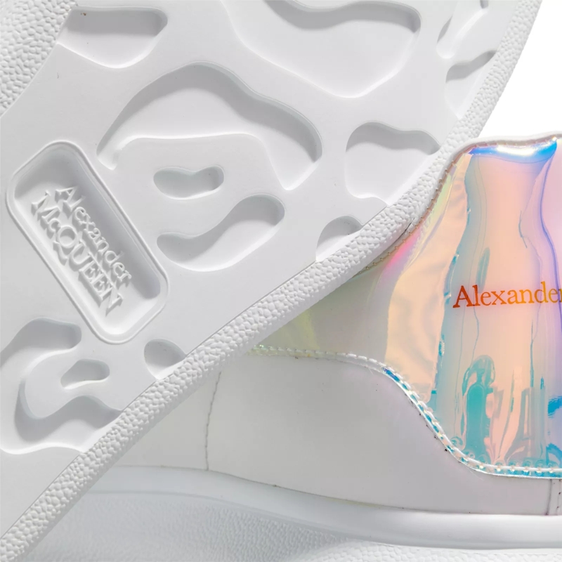 Alexander McQueen Low-Top-Sneaker Oversized Sneakers White/Shock Pink(Image 3)