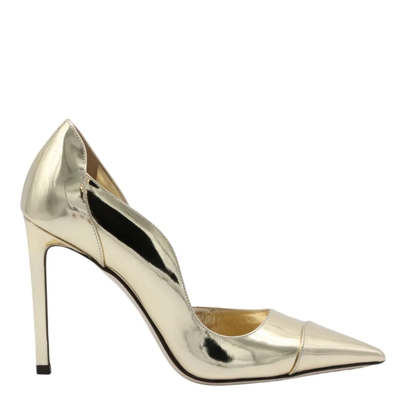 Jimmy Choo Pumps Pointed Toe Pumps With Slim Stiletto Heel Yellow