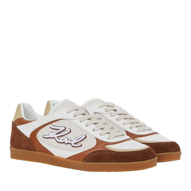 Karl Lagerfeld Low-Top-Sneaker Kandidate Signia Sneakers mit Stickerei braun