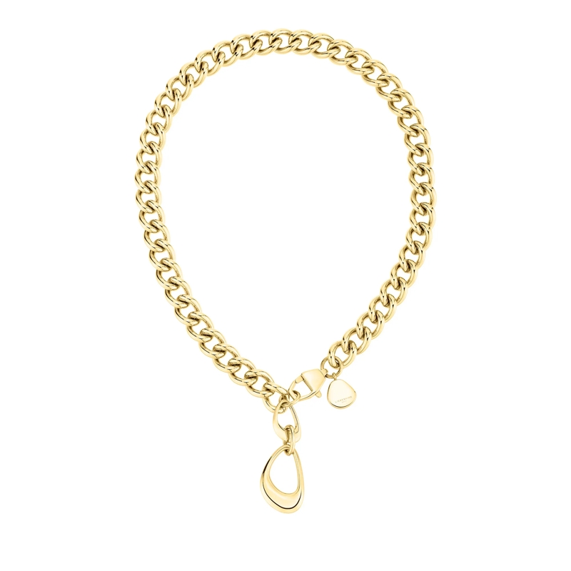 Liebeskind Berlin Mittellange Halskette Edelstahl The Organic gold(Image 3)