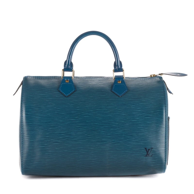 Louis Vuitton Crossbody Bag Speedy 30 blau