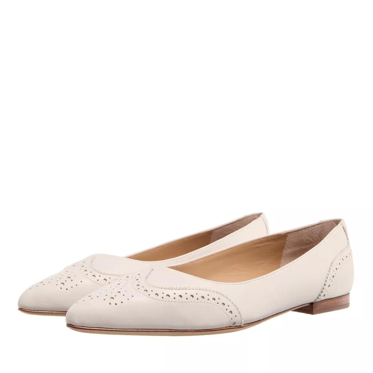 Lauren Ralph Lauren Loafers & Ballerinas - Loraine Flats Ballet - Gr. 39 (EU) - in Creme - für Damen