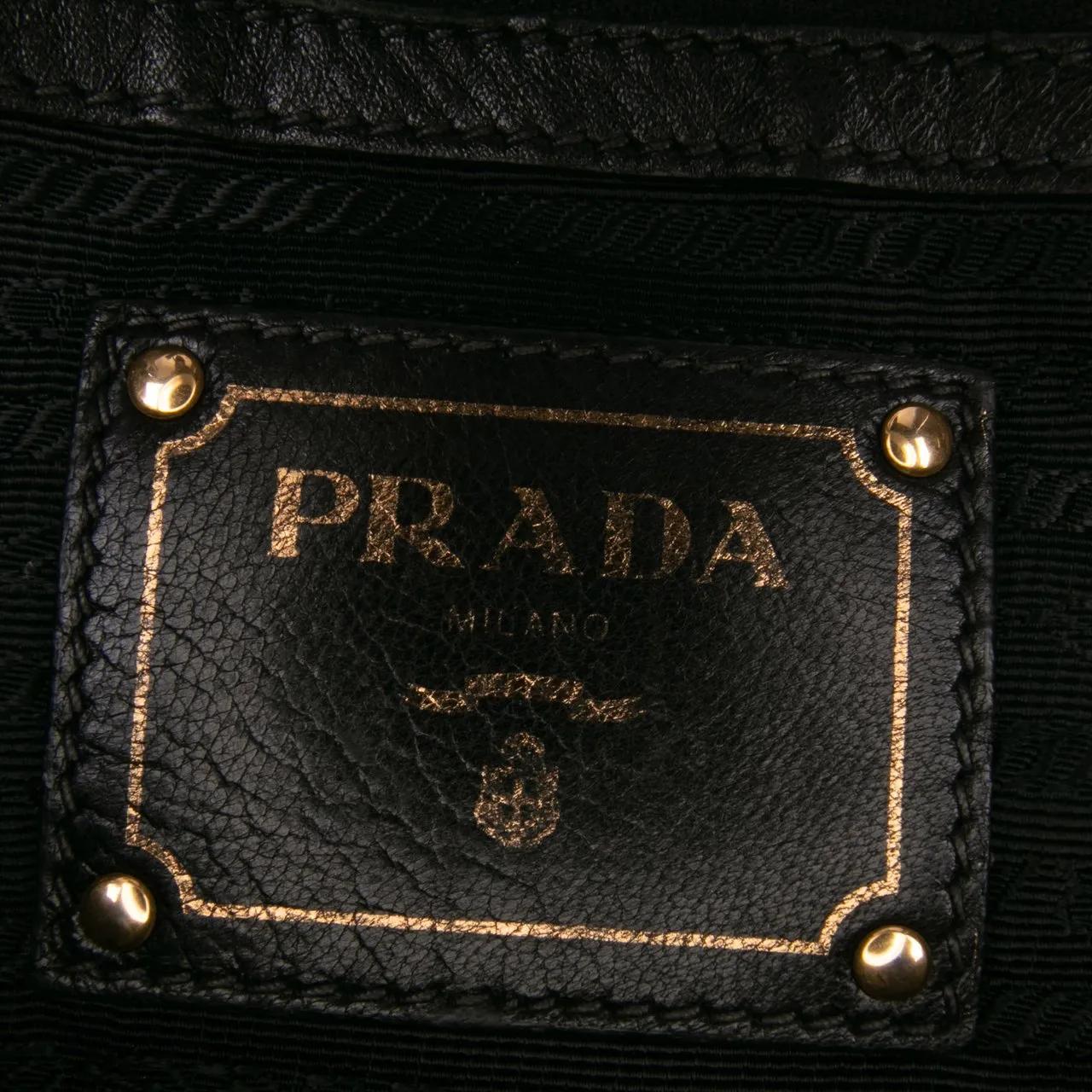Thumbnail - Prada Hobo Bags - Tessuto Canapa Logo Satchel - Gr. unisize - in Schwarz - für Damen