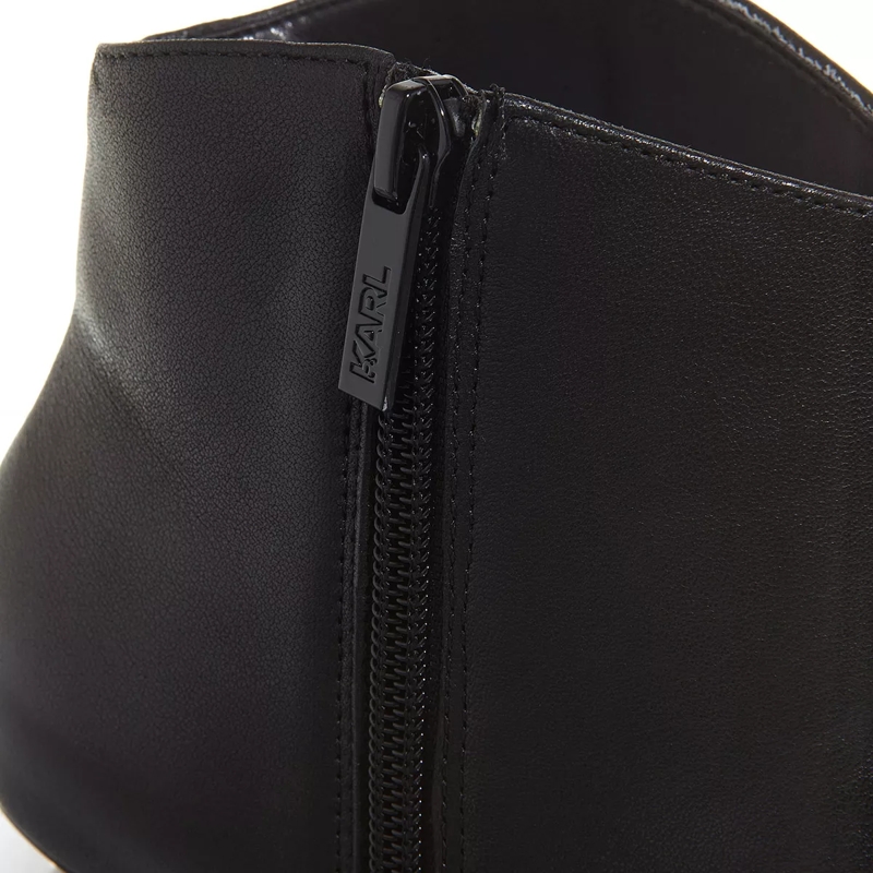 Karl Lagerfeld Stiefeletten Ikon Heel Short Zip Boot Black(Image 3)